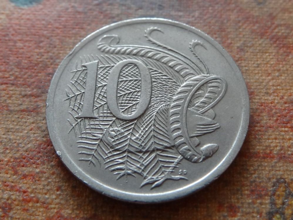 Tutti le monete: AUSTRALIA  10 Cents  1975 – Usato da Romanel-sur-Lausanne venduto da Swift13 1