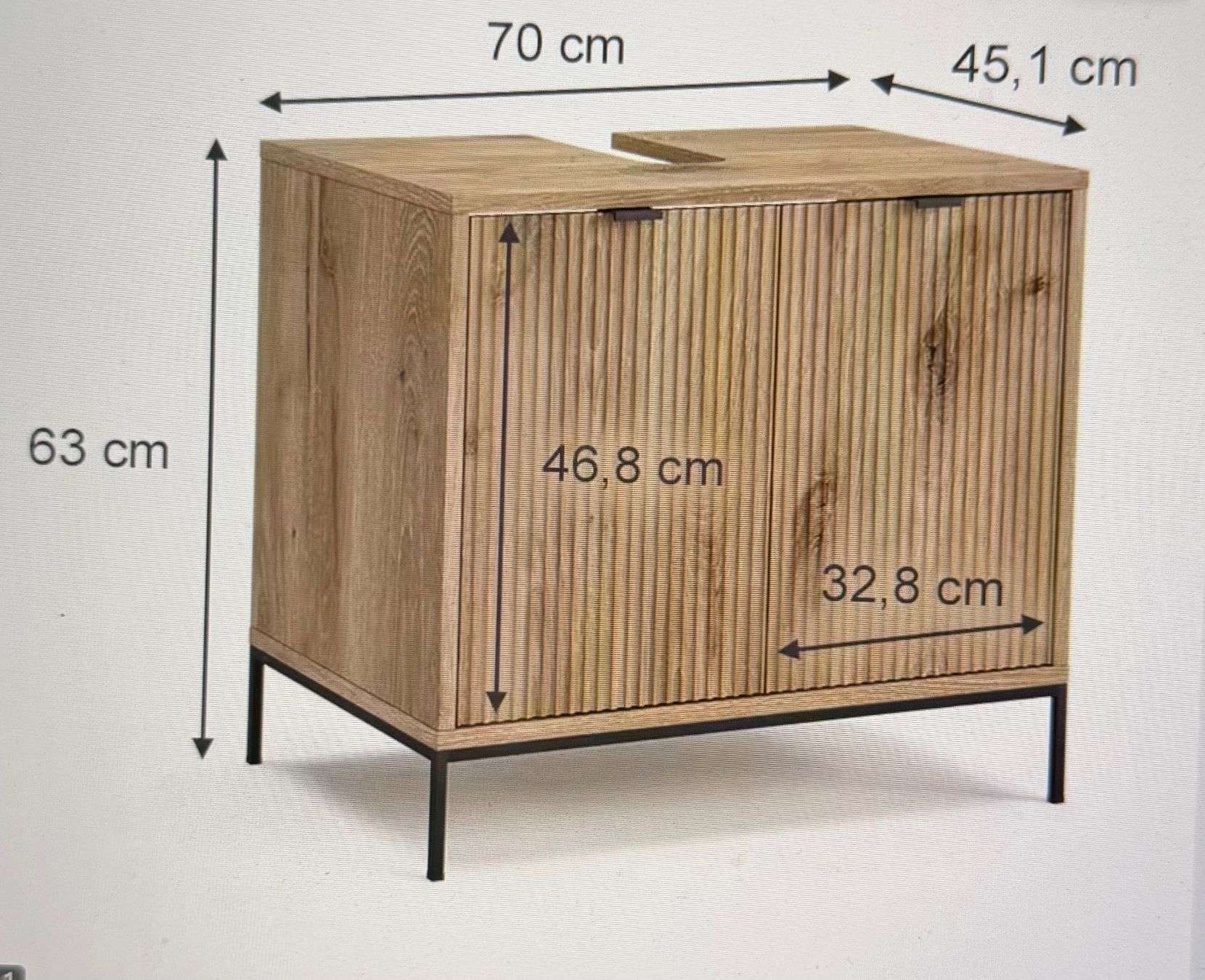 Badezimmermöbel: Lavabo-Unterschrank Eiche – Neu (gemäss Beschreibung) aus Zürich von lou_n8bt 5