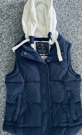 BLCKBX Steppweste mit Kapuze dunkelblau Grösse M Herbst/Wint