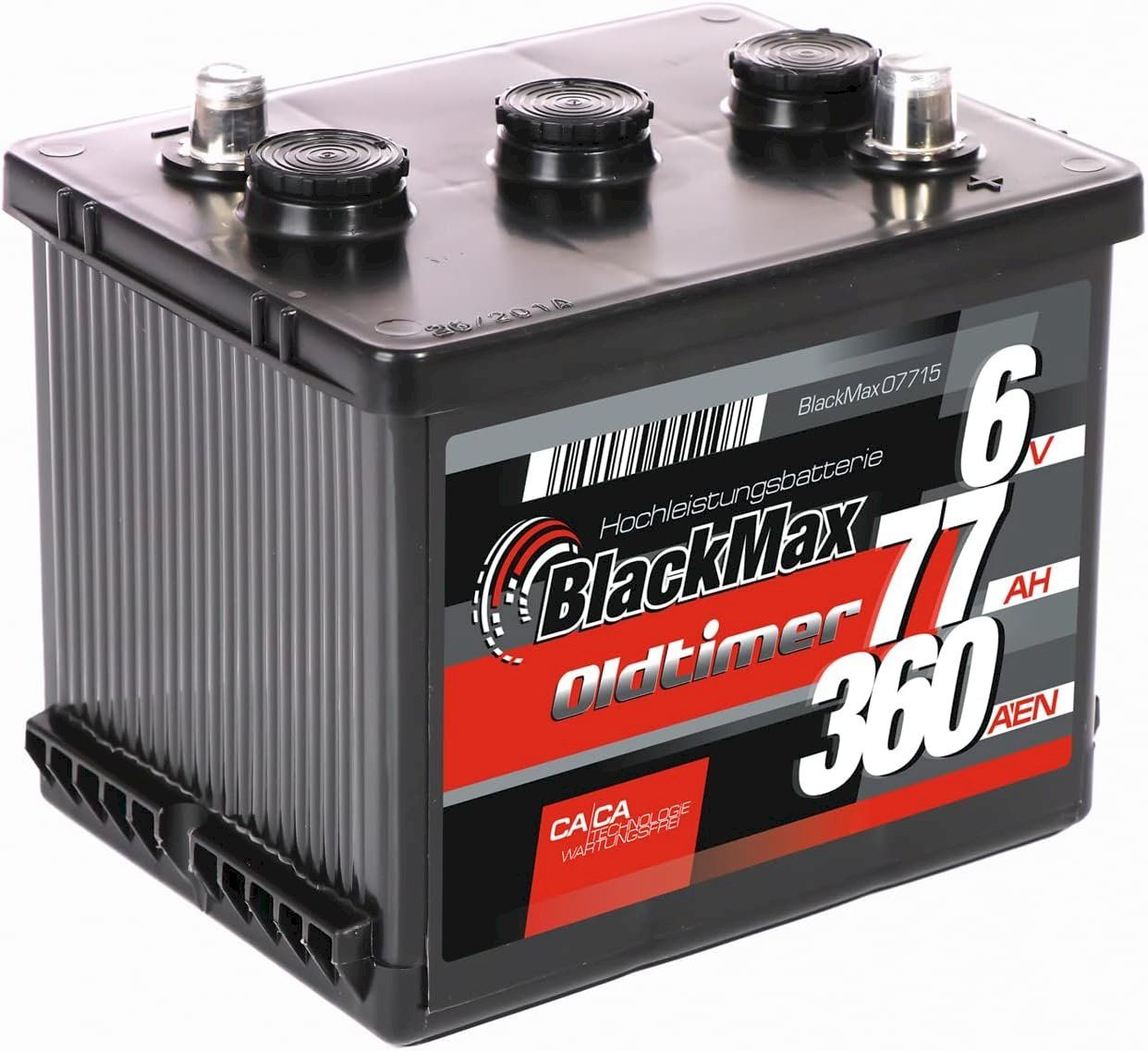 Batteries: BlackMax Oldtimer 6V 77Ah – Neuf avec emballage d'origine à Bottighofen par zaap 1