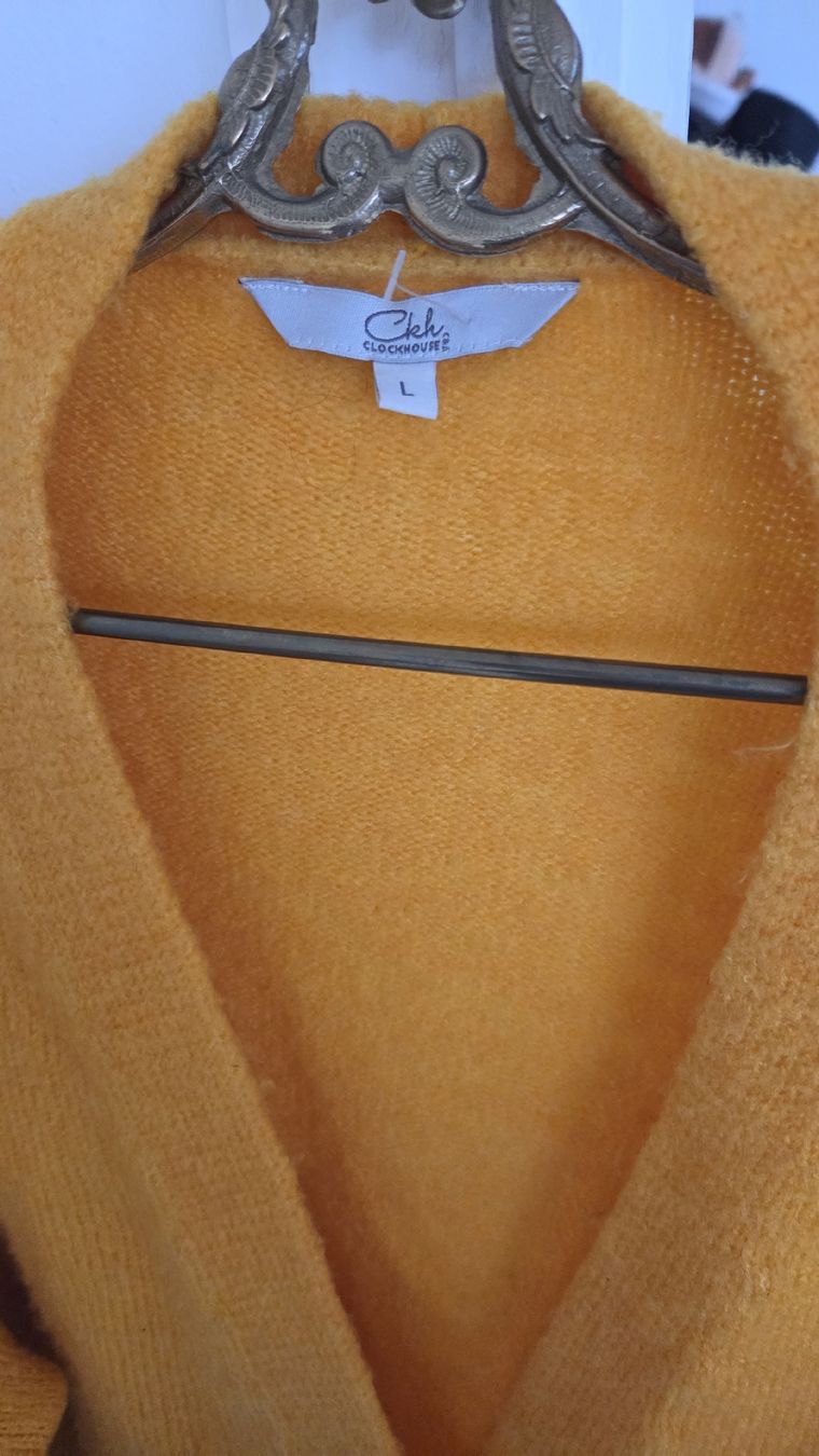 Jacken: Warme Strickjacke in Gelb, Grösse L – Gebraucht aus Zürich von mis_2kxn 2