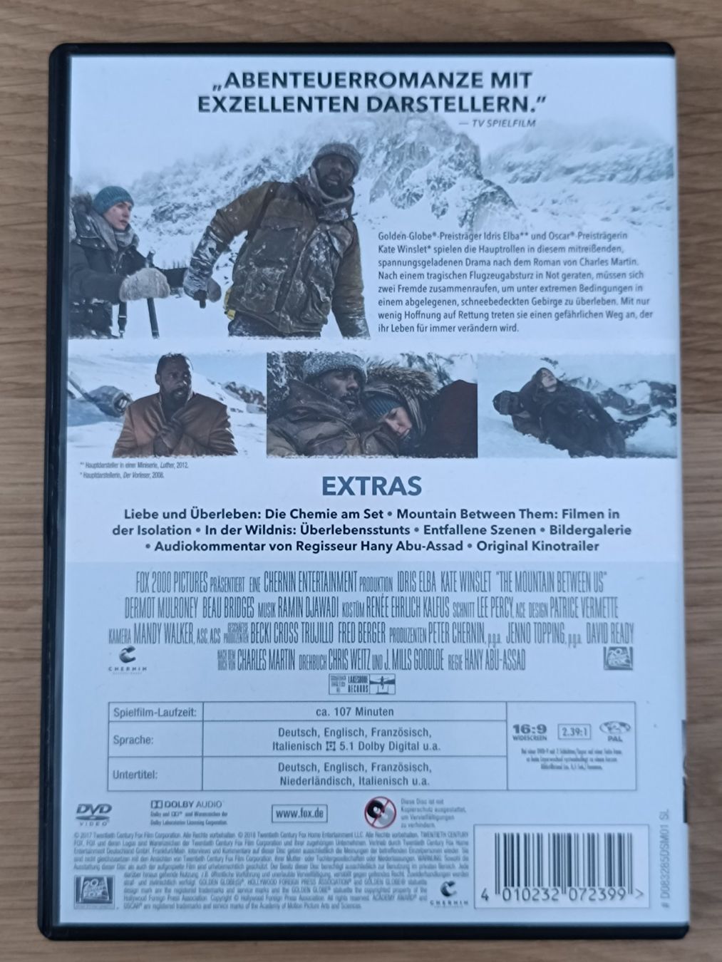 Tutti i DVDs: DVD - Zwischen zwei Leben - The mountain between us – Usato da Ibach venduto da Rhv 1