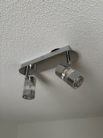 Deckenstrahler Chrom Glas 