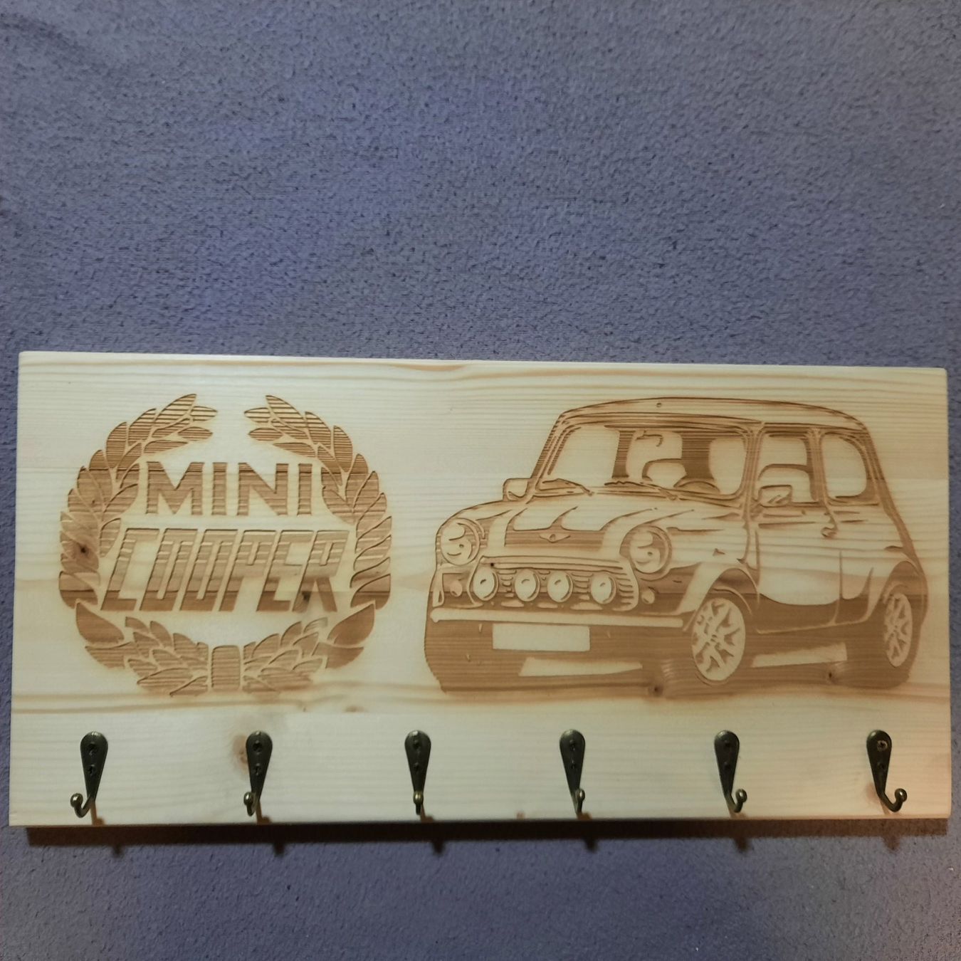 Porte manteau: Garderobe Mini Cooper Oldtimer Schlüsselbrett – Neuf (Voir description) à Widnau par Senna7 1