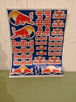 Red Bull Stickerbogen Aufkleber Blau