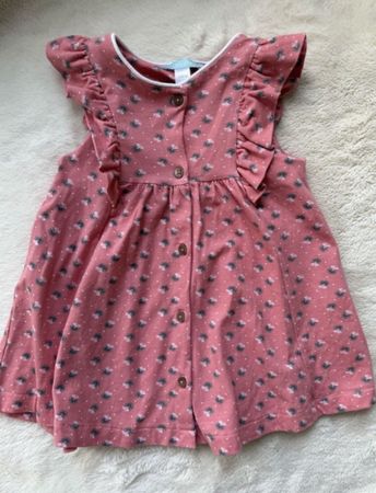 Robe ObaiBi 12 mois (74cm) + Bloomer assorti neuf!