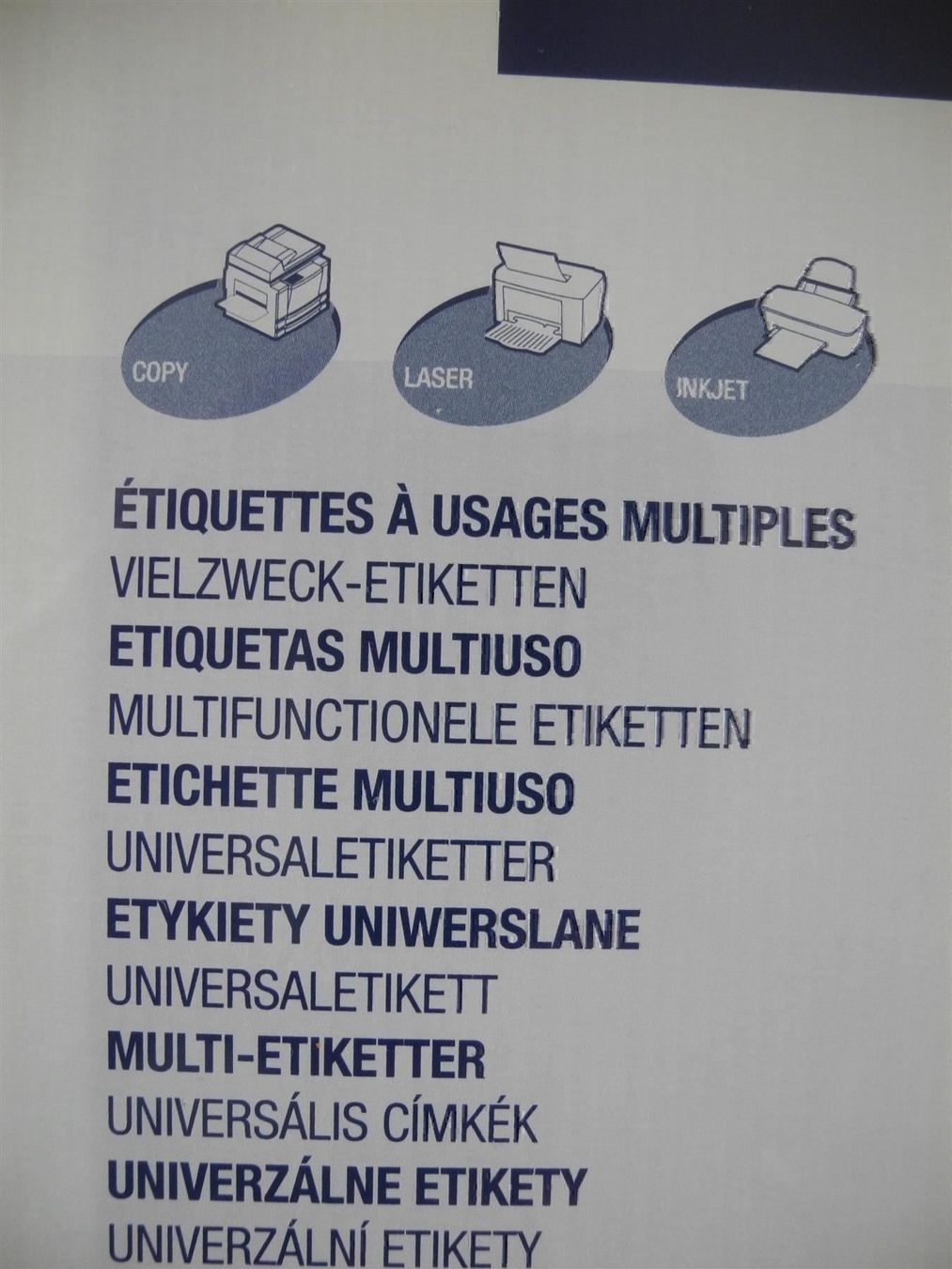 Autocollants: Lyreco A4 Etiketten / Labels, Nr. d36 – Neuf avec emballage d'origine à Kottwil par Crazyrolf 1