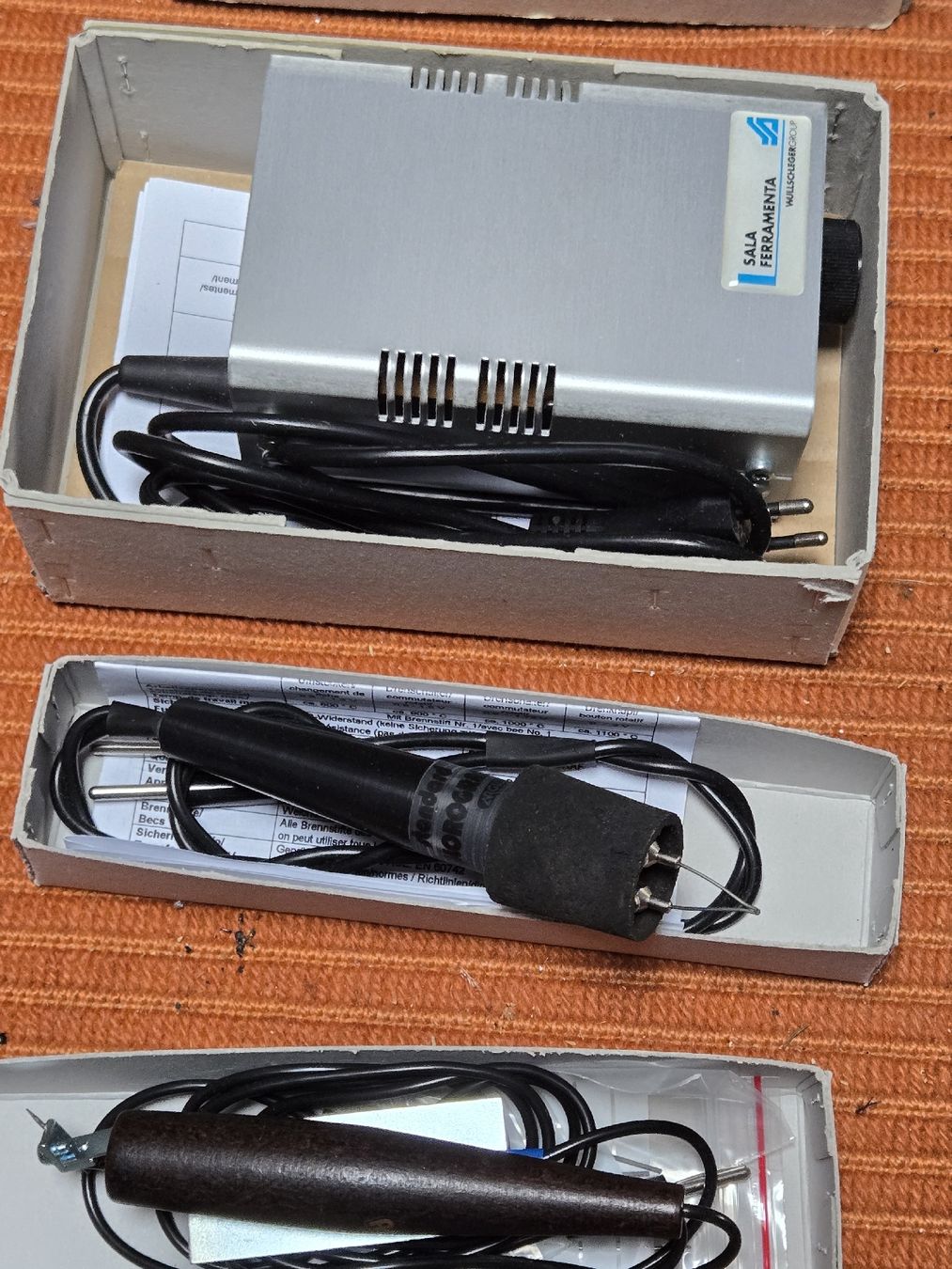 Tutti gli attrezzi: Pirografo ARKO AB 50/6, set completo, ottimo! – Usato da Sala Capriasca venduto da cabking1 2