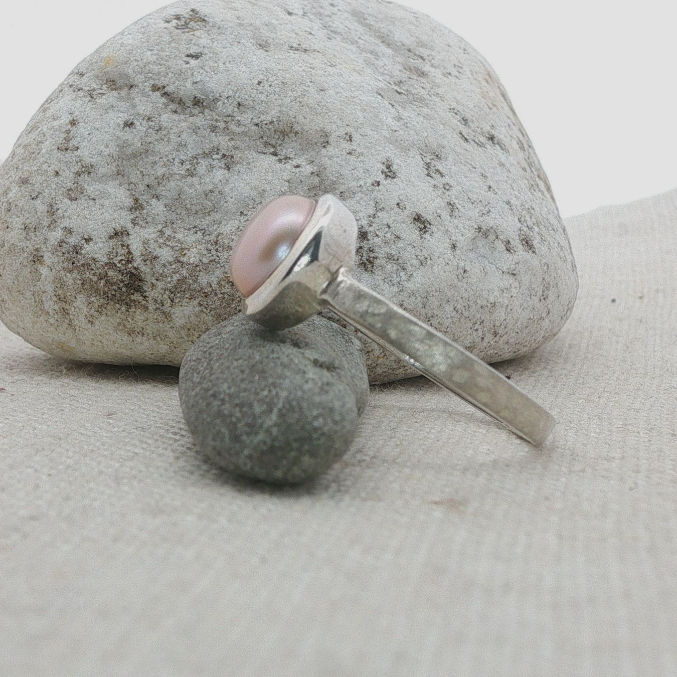 Olga Ribler Ringe: Feiner Silber Ring 925 mit Perle Grösse 61 – Neu (gemäss Beschreibung) aus Luzern von Schmuckoutlet 3