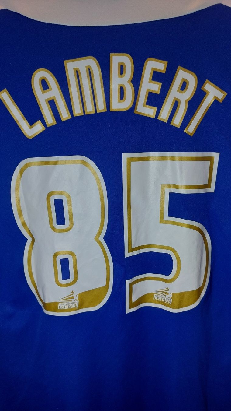 Jako Canottiere & Pantaloni: Leicester Trikot Gr. L 2007/09 Lambert #85 – Usato da Hedingen venduto da Turicun25 3