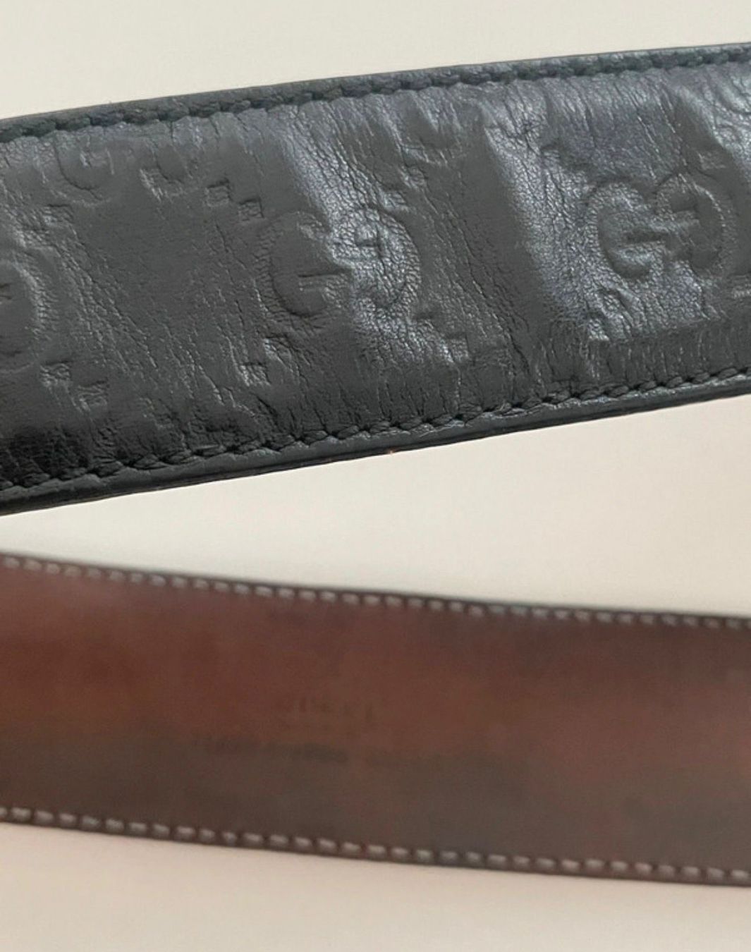 Gucci Cinture: Gucci Ledergürtel mit GG-Schnalle – Usato da Rümlang venduto da ohsnapiiitzme2 4