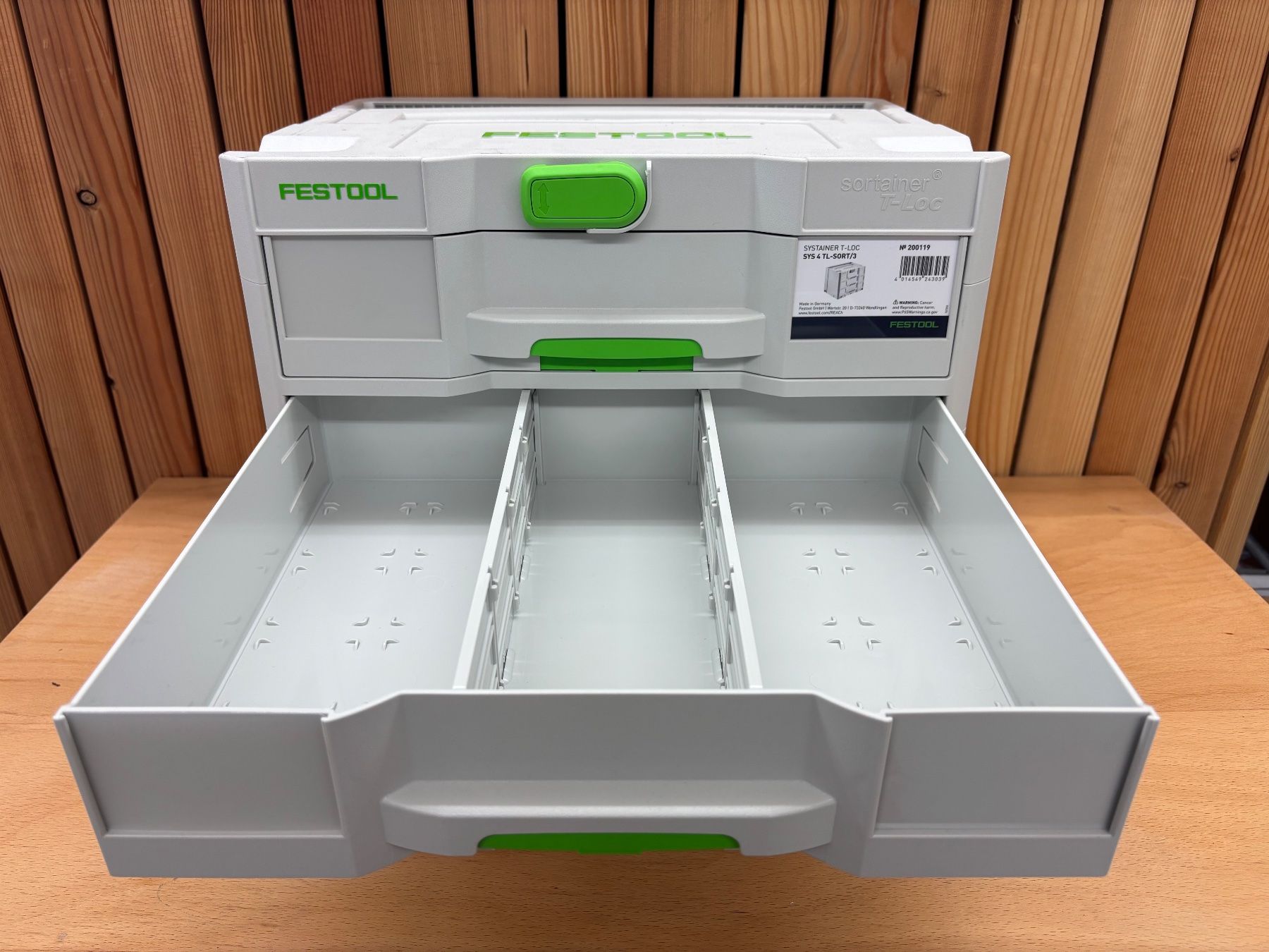 Festool Tutti gli attrezzi: FESTOOL Systainer SYS 4 TL-SORT/3 Schubladen Neuwertig – Nuovo (secondo la descrizione) da Winterthur venduto da ReUse_Baumarkt 4