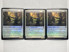 3x Juniper Order Rootweaver Foil MTG Dominaria United