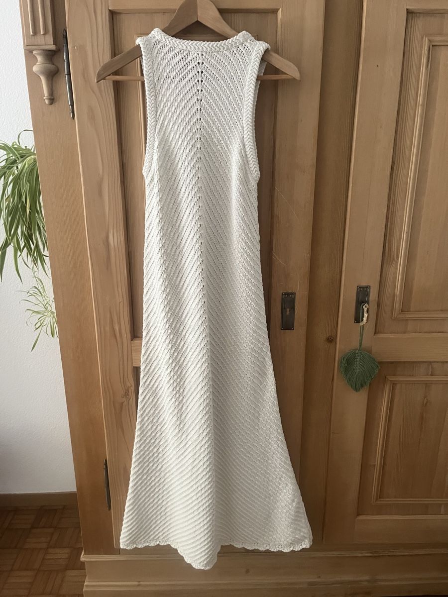 Vestiti: EDITED Strickkleid Strandkleid Gr. 38 52% Baumwolle crème – Usato da Zürich venduto da MrsWollishofen 7