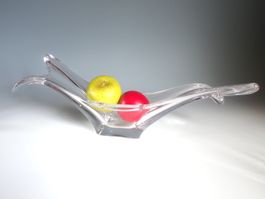 Früchteschale Glas Vintage Mid Century Murano Frankreich
