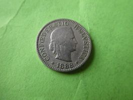 Schweiz 1888, 5 Rappen