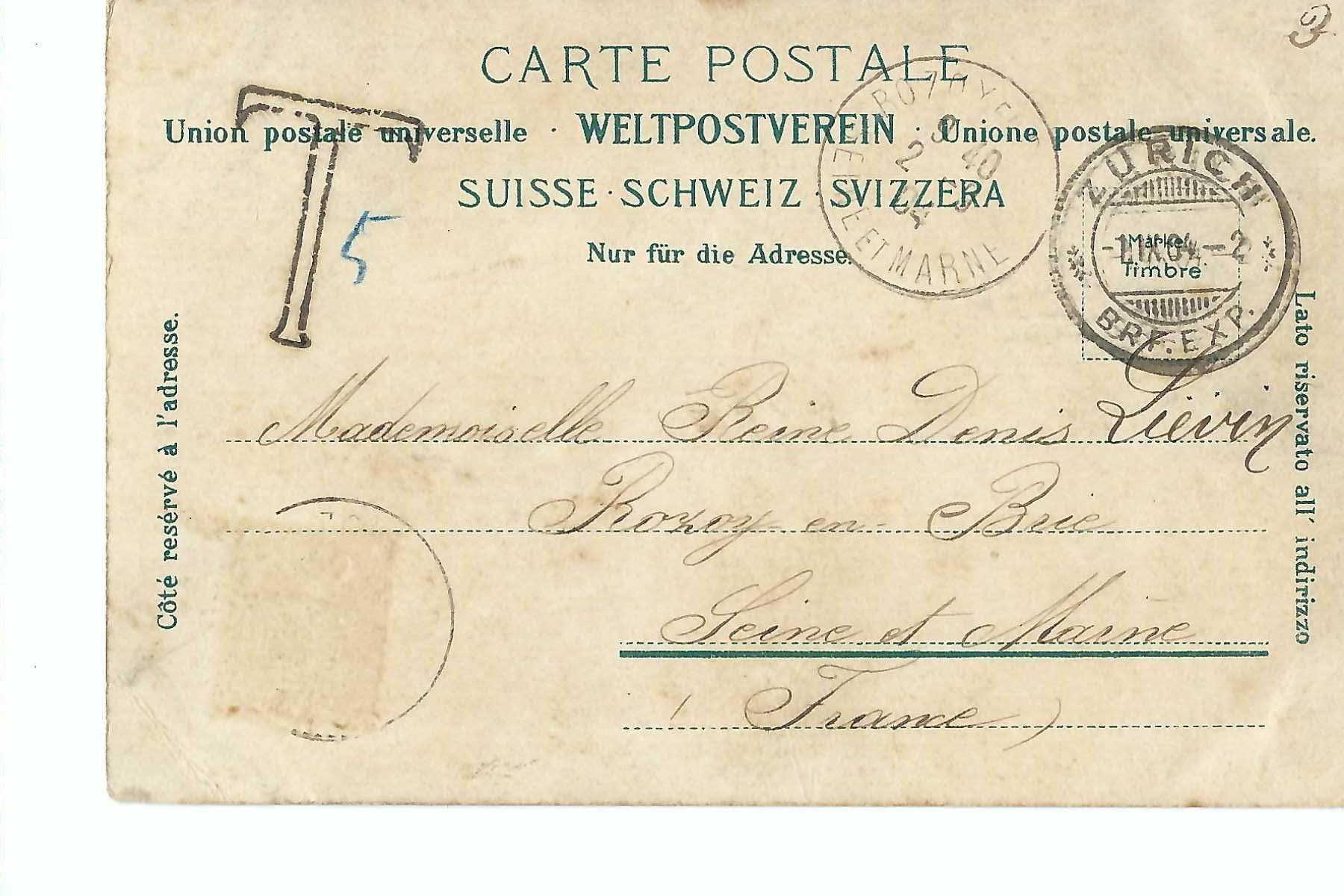 Cartoline postali: Die Jungfrau, mit Kuhherde 1904, frankiert – Usato da Thun venduto da 44wart 1