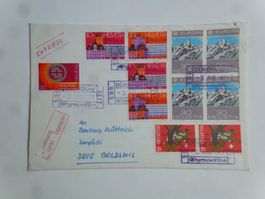 Echt gelaufener Brief ++ Dübendorf SBB Güterexpedition 1975