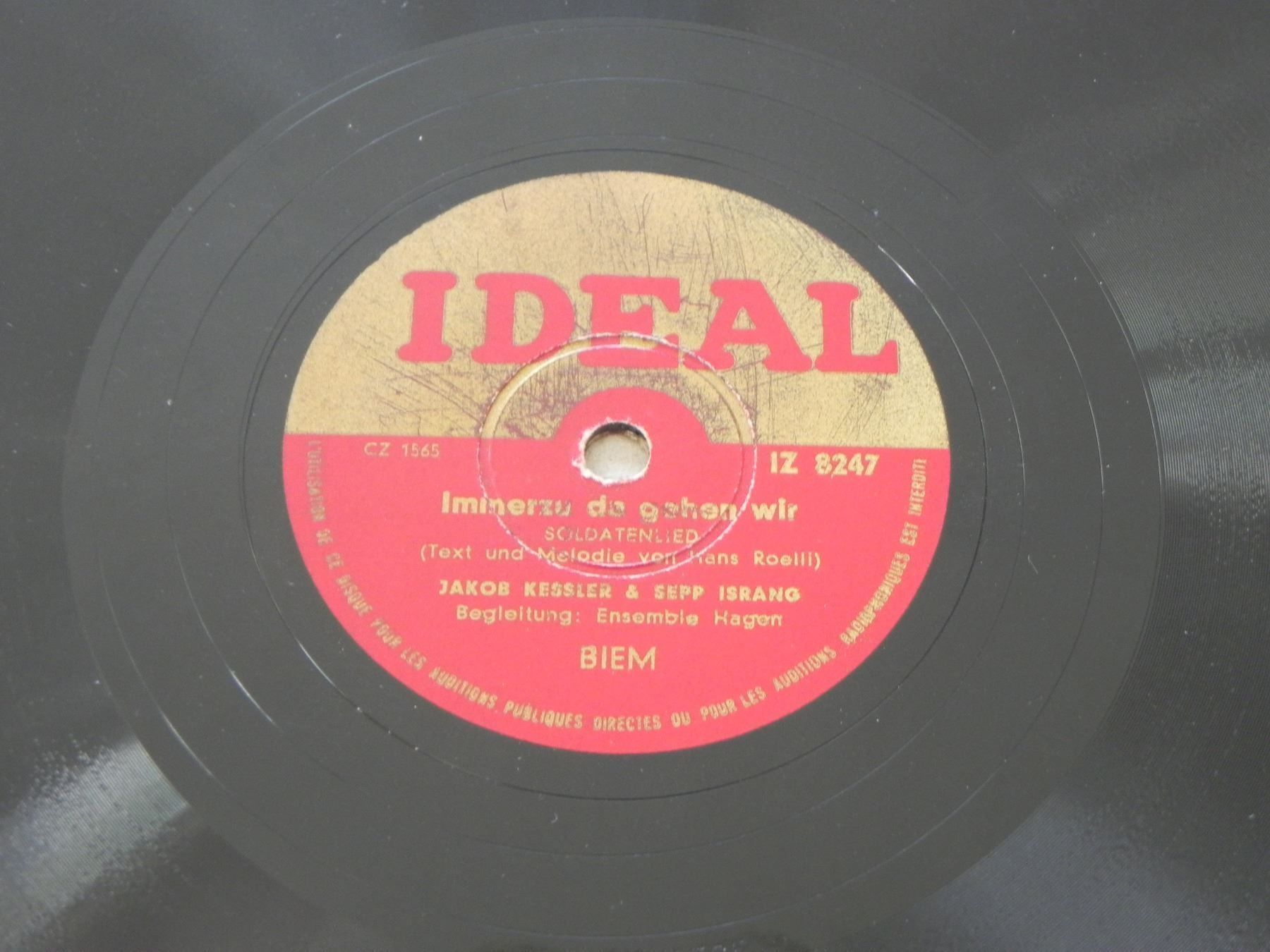 Schallplatten: Militär Schallplatte Immerzu da gehen .. – Gebraucht aus Siebnen von krimsie 4