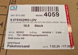 LED-Lampe DULUX LED S9 G23 4W, neu 10 Stk.