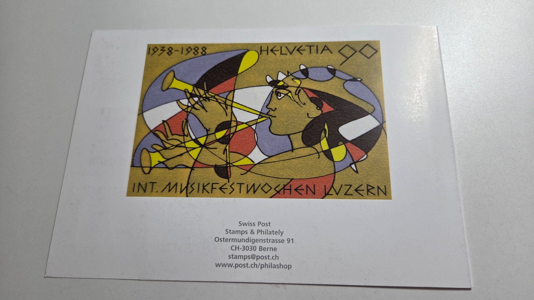 Tutti i francobolli: 2009 Folder 100 Jahre Geburtstag Hans Erni – Usato da Arni AG venduto da Moth68 2