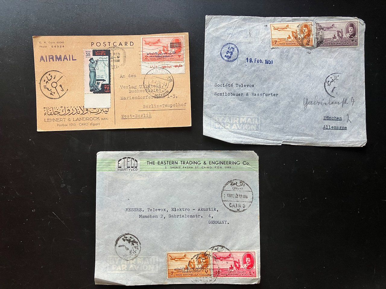 Tutti i francobolli: 13 Luftpostbriefe 1950-60er Jahre – Usato da Nesslau venduto da zueri6 2