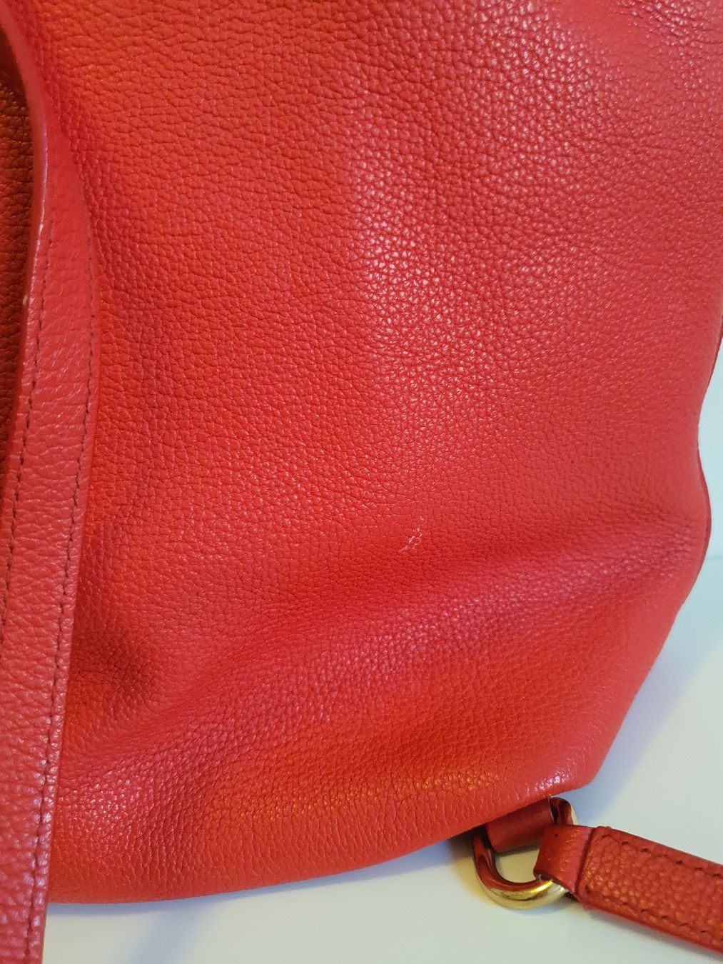 Dolce & Gabbana Zaini: Dolce & Gabbana Backpack Red Leather – Usato da Genève venduto da gvokiii 3