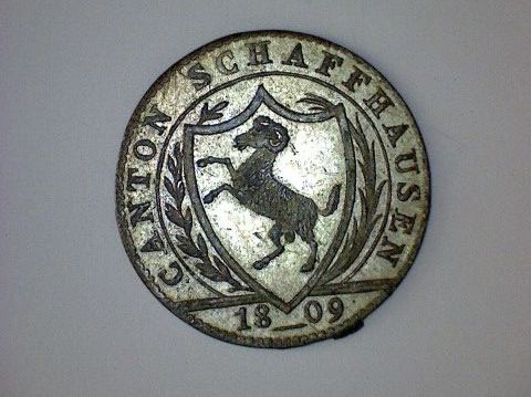 Tutti le monete: Schaffhausen: 1 Batzen 1809 +++ TOP +++ – Usato da Pfungen venduto da Aguti77