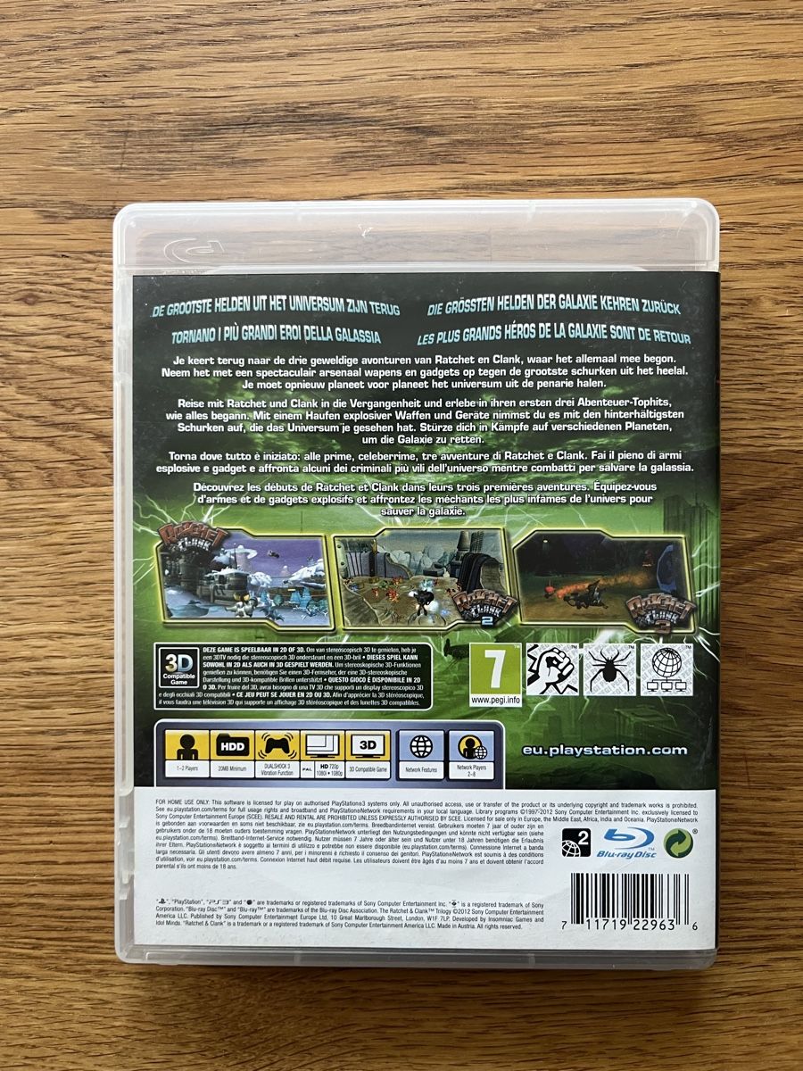 Giochi: The Ratchet & Clank Trilogy - PS3 - Top Zustand – Usato da Baden venduto da tob_t8gw 1