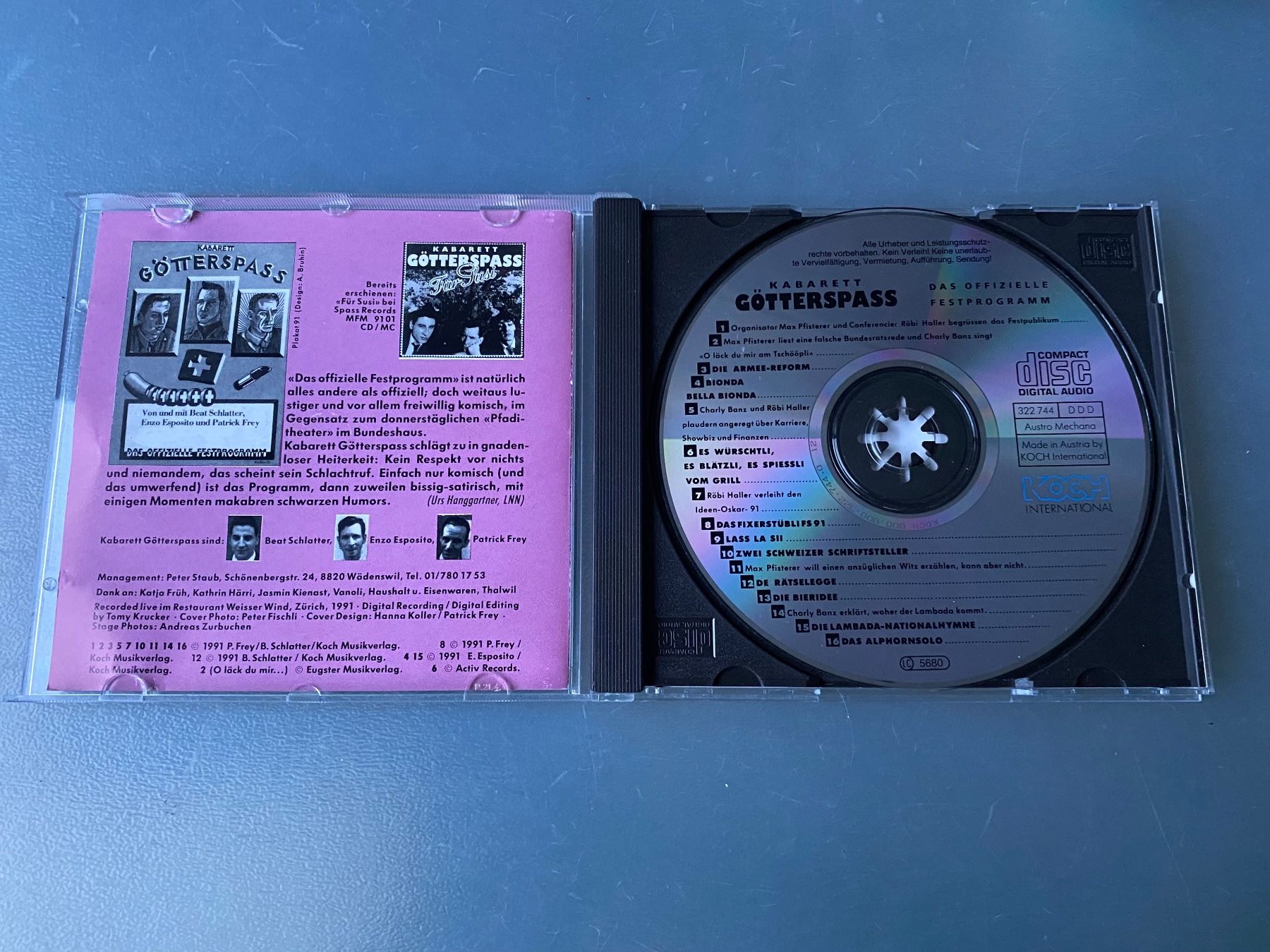 CDs: Götterspass Kabarett Live - Das Offizielle Programm – Gebraucht aus Oberried Brienz von Chyara 2