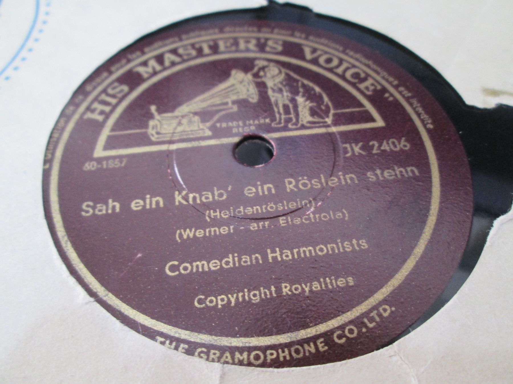 Schallplatten: DISQUES 78 TOURS – Gebraucht aus Lausanne von Leag 9