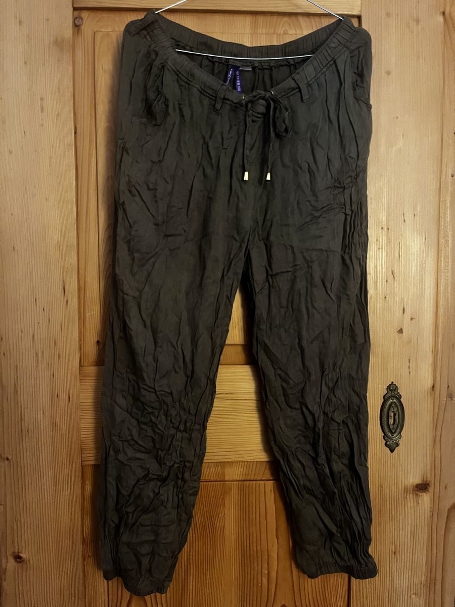 Pantaloni: Seraphine Schwangerschaftshose, Khaki, Gr. 38 – Usato da Horgen venduto da adrigas