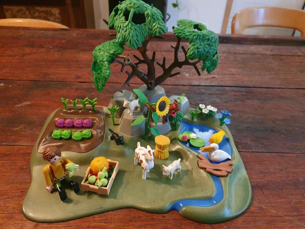 55+ Playmobil Idyllischer Gemüsegarten, Ab ins beet mit dem