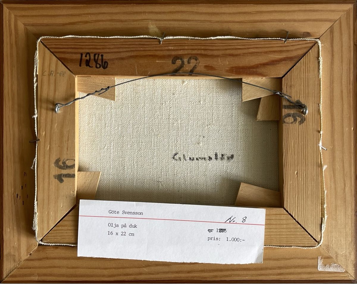 Gemälde: Svensson Göte (1924-2013) – Gebraucht aus Grosshöchstetten von Perle1951 3