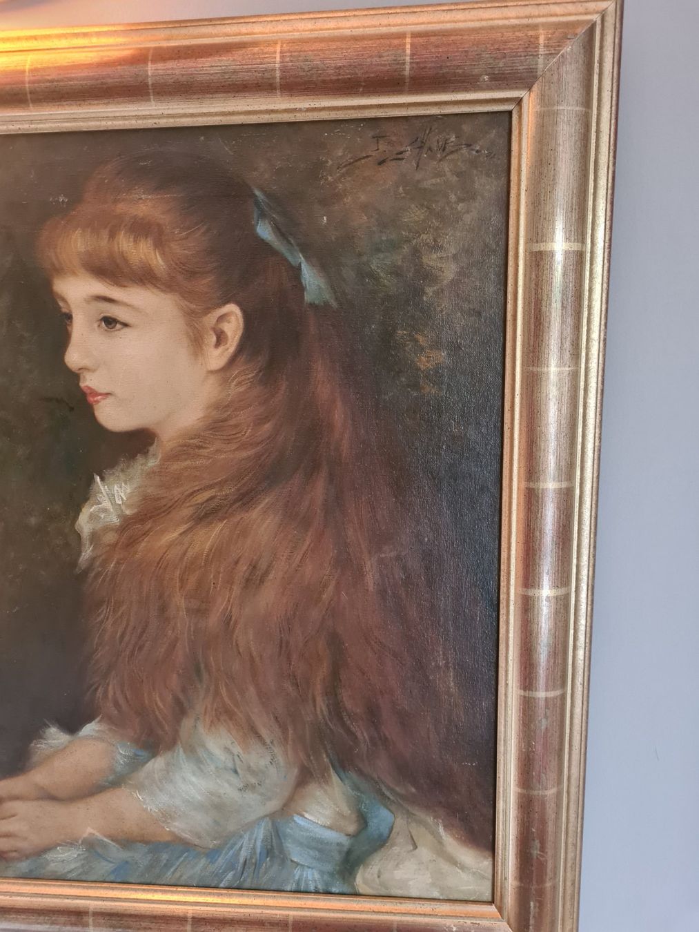 Gemälde: Hervorragendes Öl Gemälde n. Pierre Auguste Renoir – Gebraucht aus Rotkreuz von Dobermann5 6