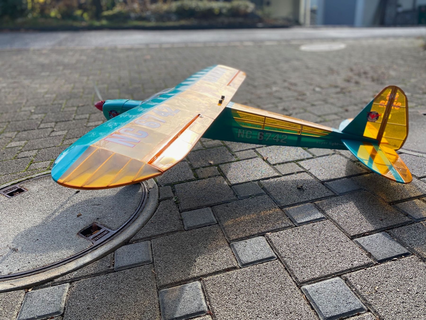 Modellismo RC: RC Hochdecker Rainbow 1.6m – Usato da Ammerswil (AG) venduto da Extmage 1