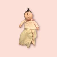 Künstlerpuppe - Baby aus Trikot, handgefertigt, 22 cm gross