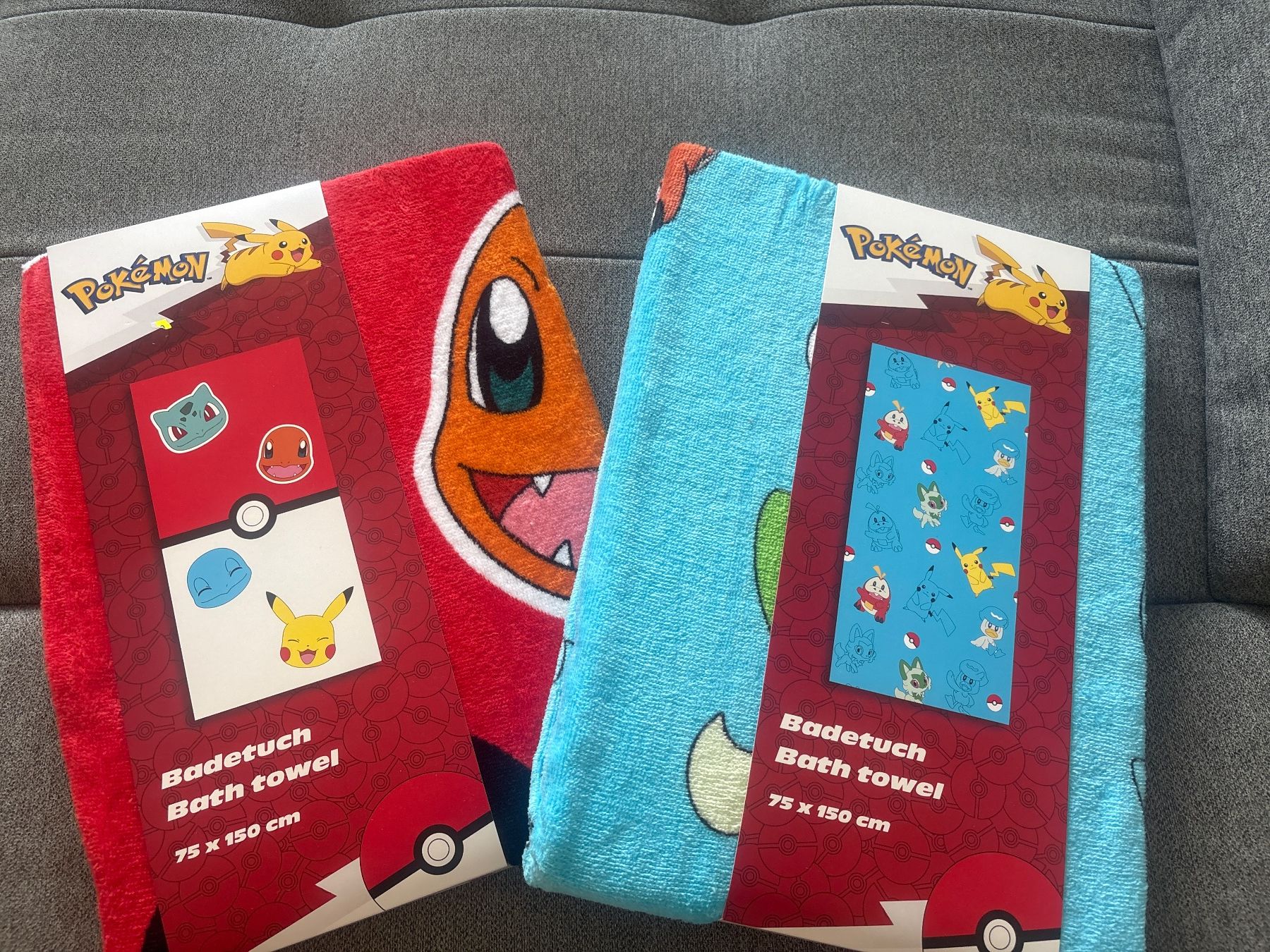 Serviettes de bain: Badetuch 2x Pokémon – Neuf avec emballage d'origine à Aarwangen par kah_79t5