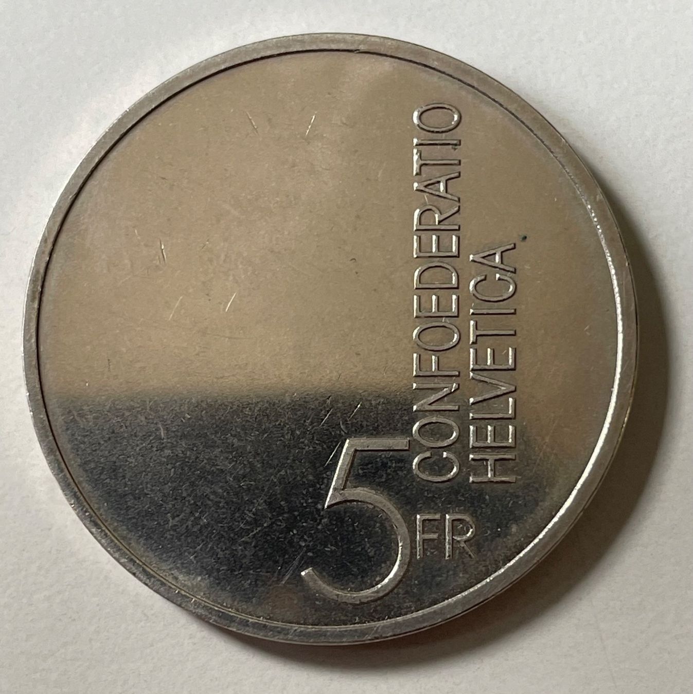 Tutti le monete: 5 CHF Gedenkmünze 1985 – Usato da Pregassona venduto da REEUP 2