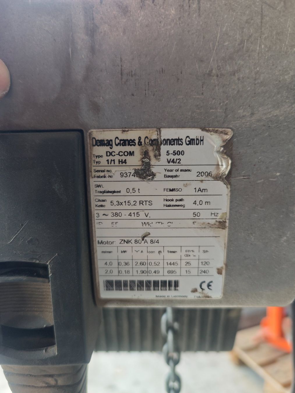 Demag Paranco multiuso: Kran – Usato da Burgdorf venduto da duhe62 9
