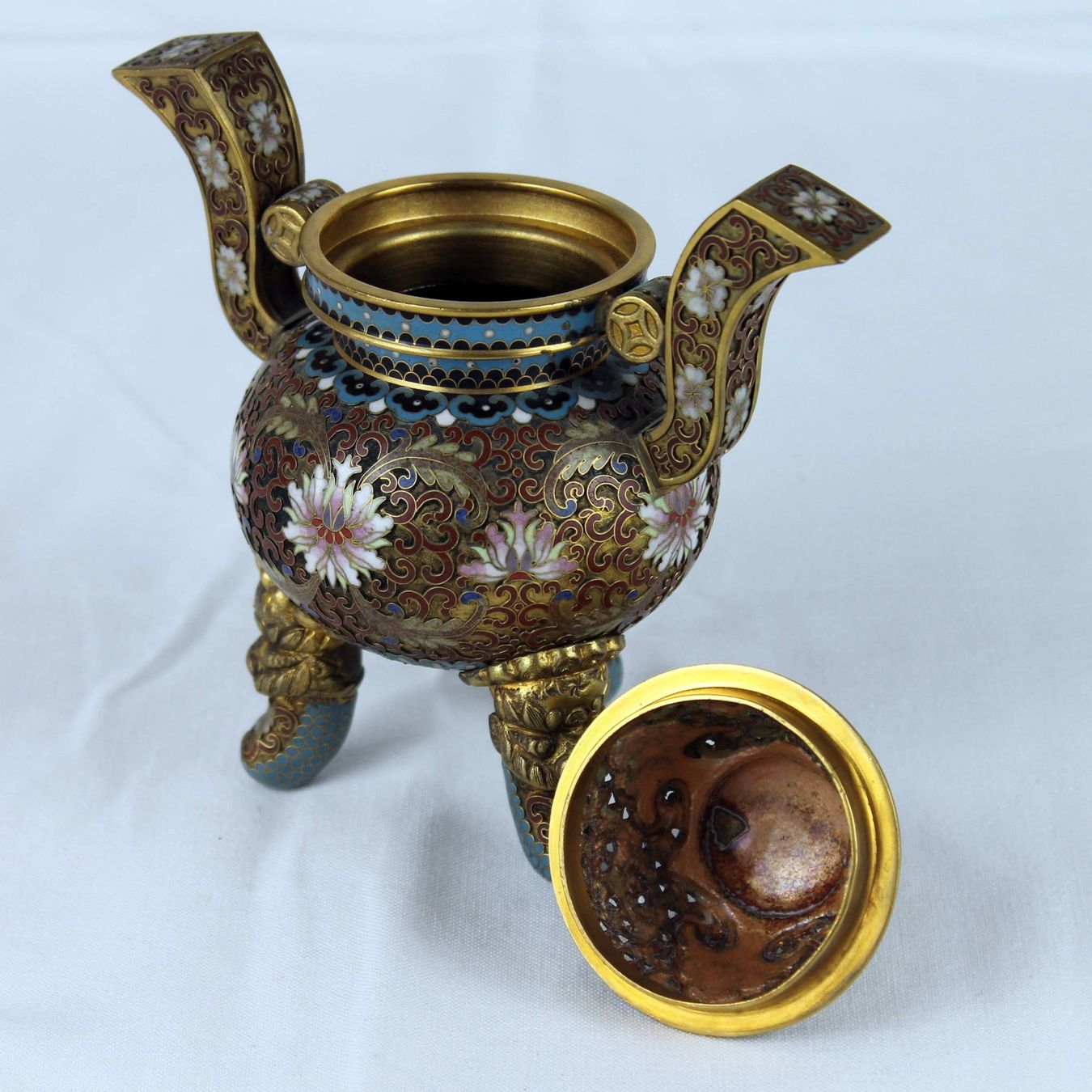 Alle Dekorationen: Chinesisches Cloisonné-Räuchergefäss – Gebraucht aus Reinach BL von bk_brockireinach