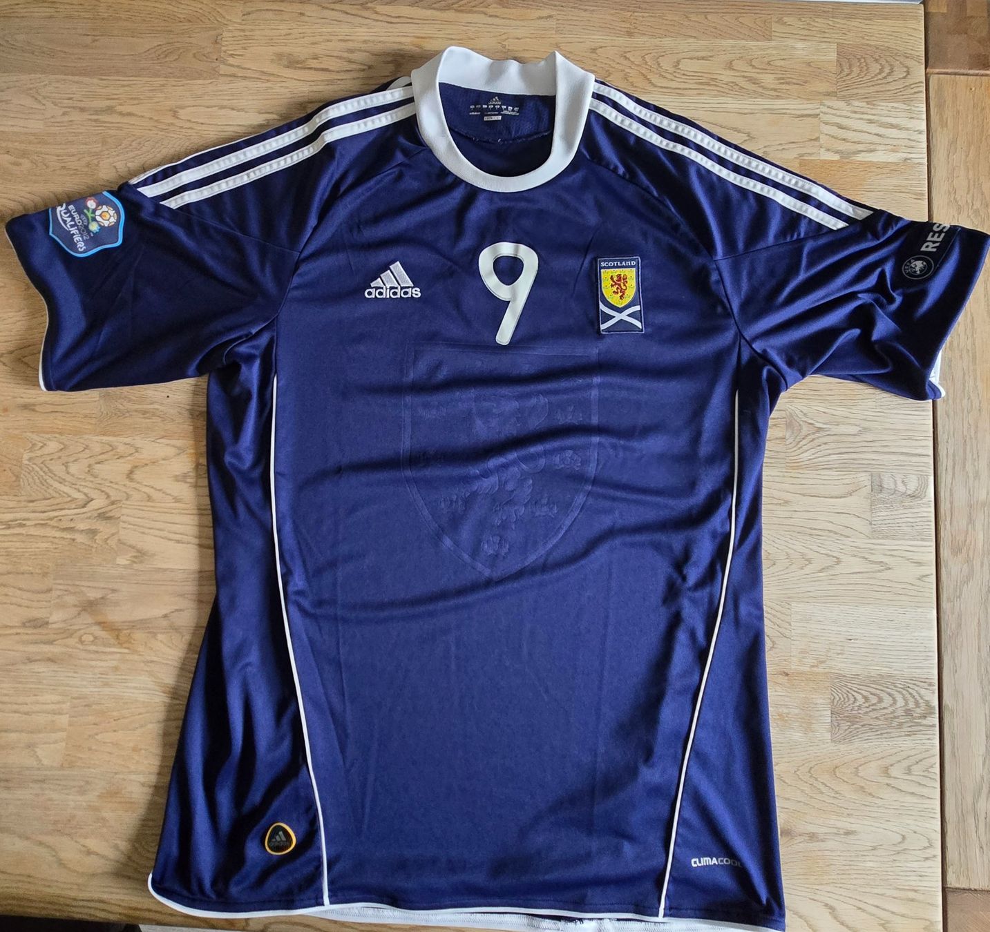 Adidas Canottiere & Pantaloni: Schottland | Miller | 2010 | Euro-Quali Patch – Usato da Zollbrück venduto da MiKron 6