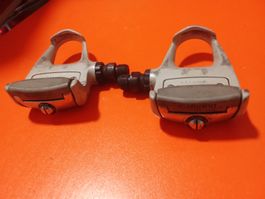 SHIMANO 105 (1056) Rennvelo Klickpedalpaar Guter Zustand 