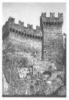 Bellinzona TI Vera foto 12,5 x 9 cm vista castello