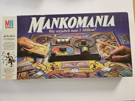 Brettspiel MANKOMANIA MB Spiele / vollständig super Zustand