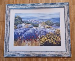 Schönes Bild Lavendel Provence im Vintage Rahmen Shabby Chic