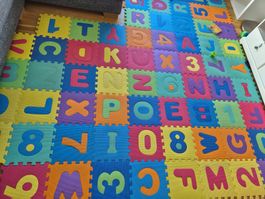 Puzzlematte 86-tlg Bunt
