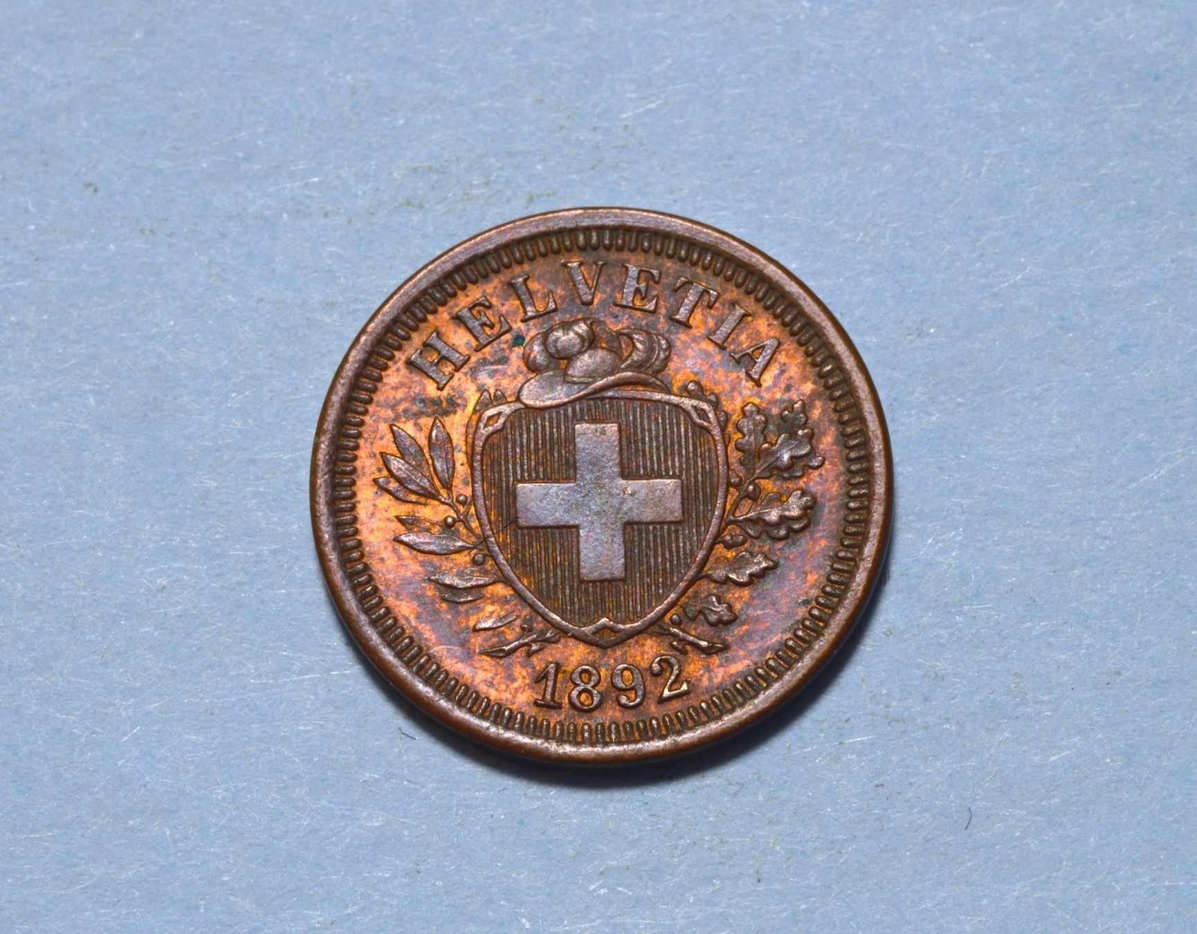 Tutti le monete: 1 Rappen 1892 – Usato da Oberglatt ZH venduto da dil_85sh