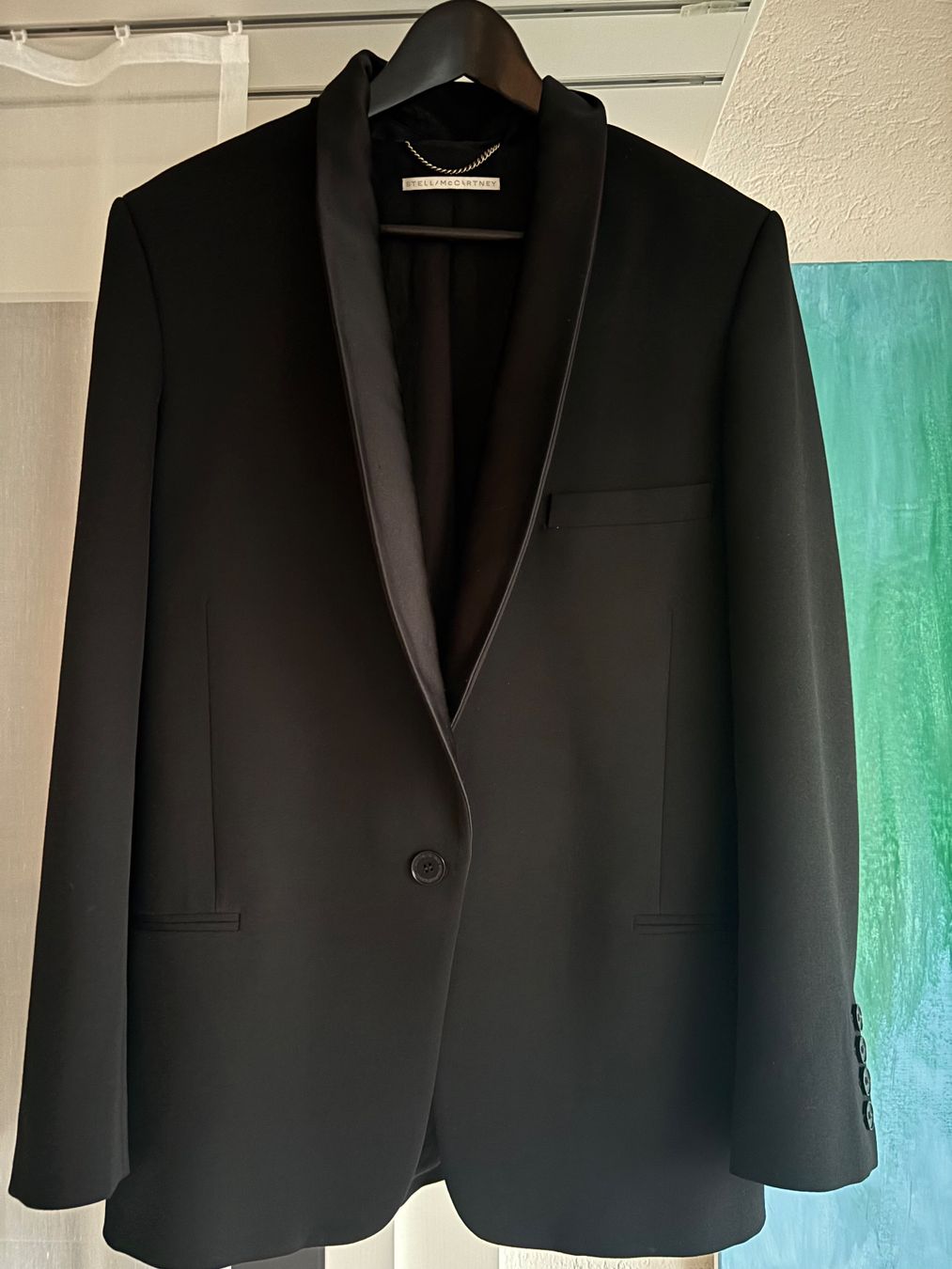 Stella McCartney Giacche: Stella McCartney Satin Lapel Blazer Size 40 IT – Usato da Herrliberg venduto da tylerdurden
