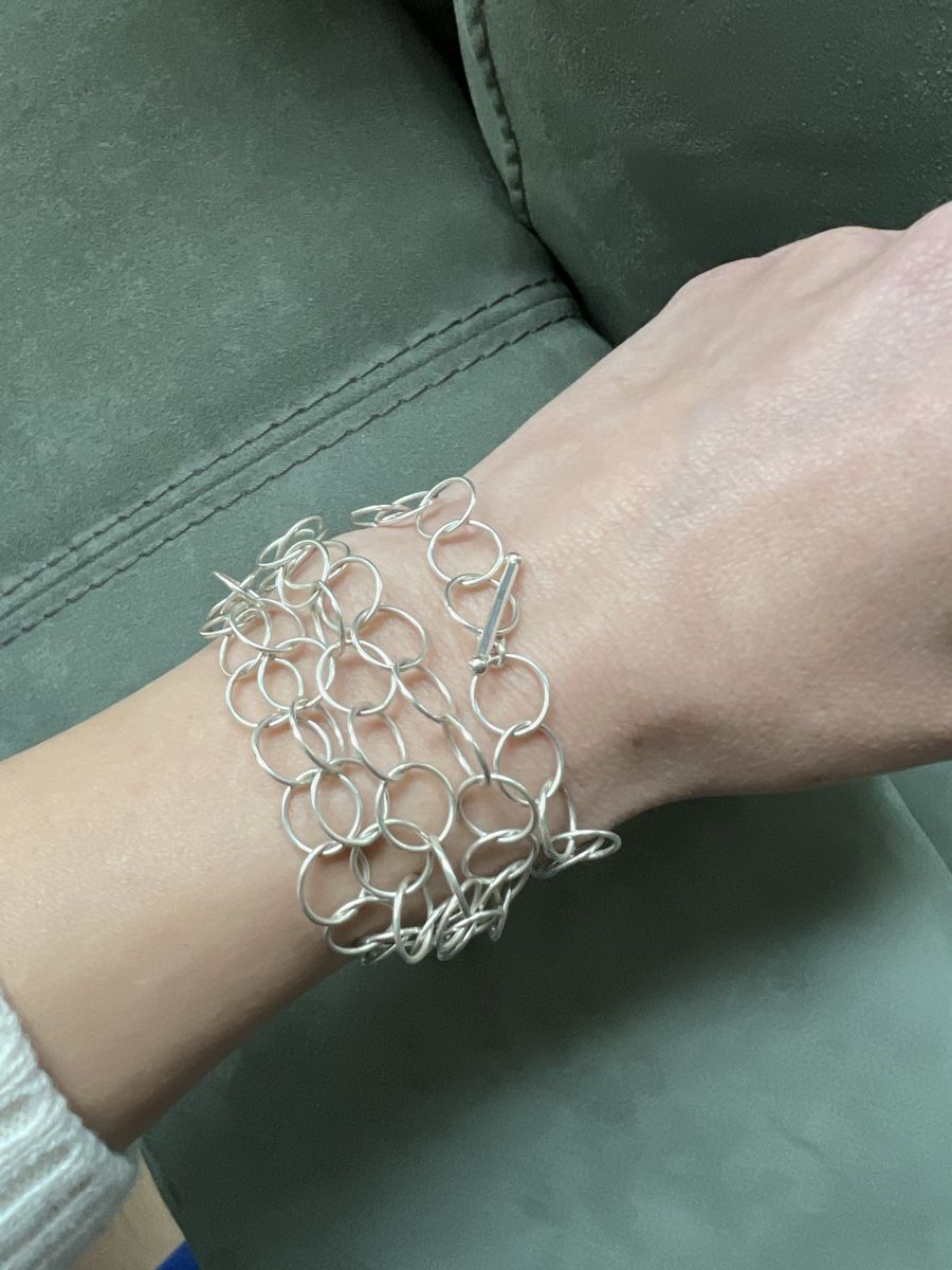 Ketten: Nordic designer Silver necklace/bracelet – Neu und originalverpackt aus Corsier GE von Karol_save_planet 4